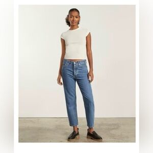 Everlane Woman’s Straight Jeans in Blue